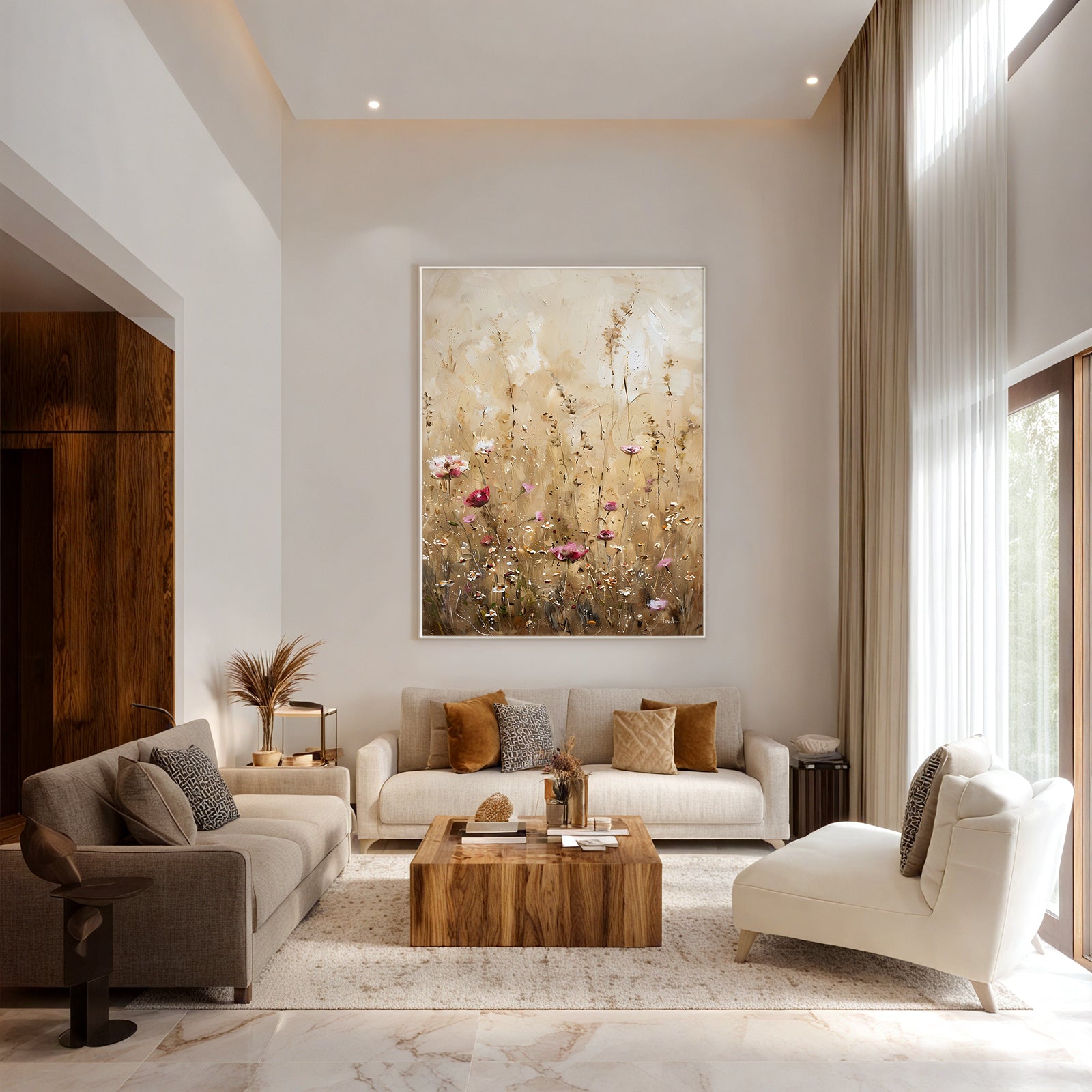 Delicate Floral Painting #DF452