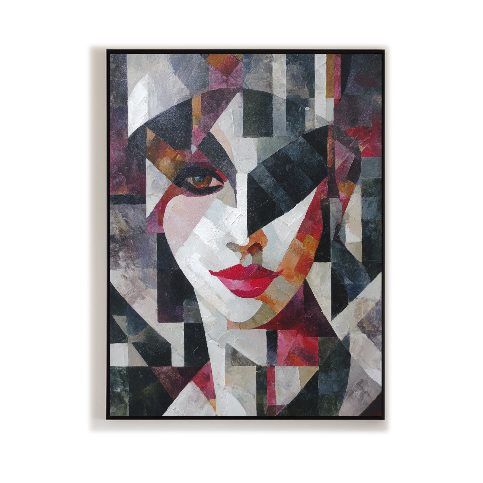 Abstract-Cubism-Painting-#AC1974-01