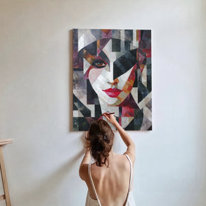 Abstract-Cubism-Painting-#AC1974-06