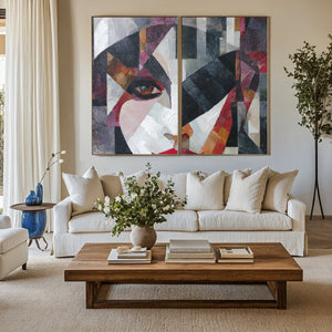 Abstract-Cubism-Painting-#AC1974-07