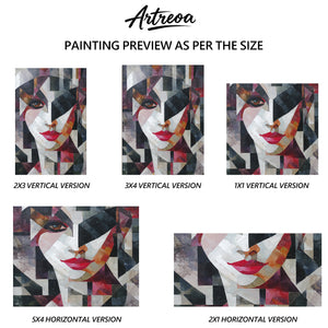 Abstract-Cubism-Painting-#AC1974-10