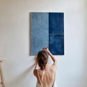 Blue-Geometric-Painting-#MG452-06