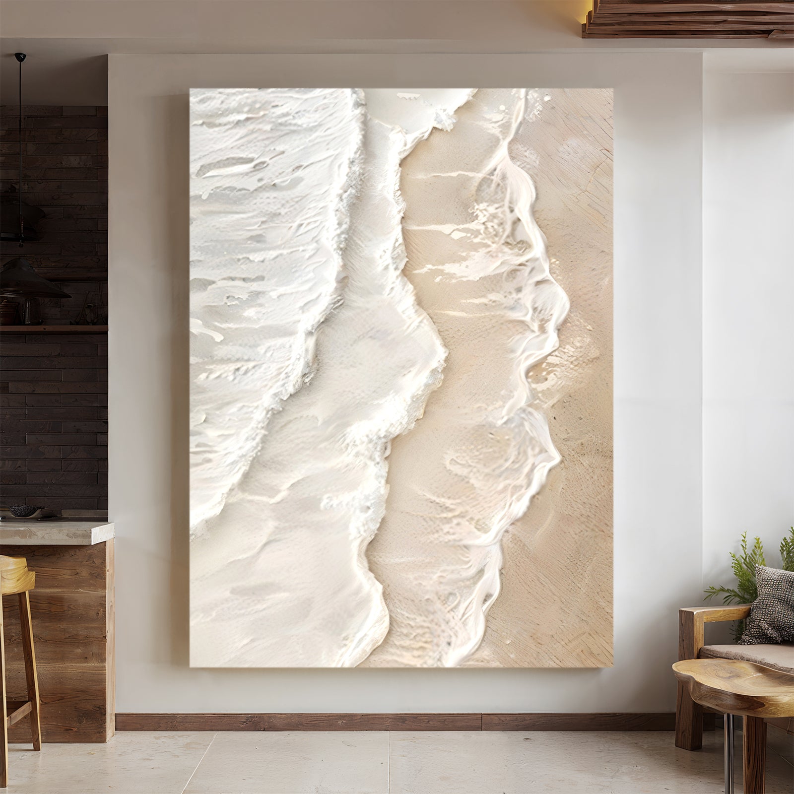 Textured Beach Painting #TB8745