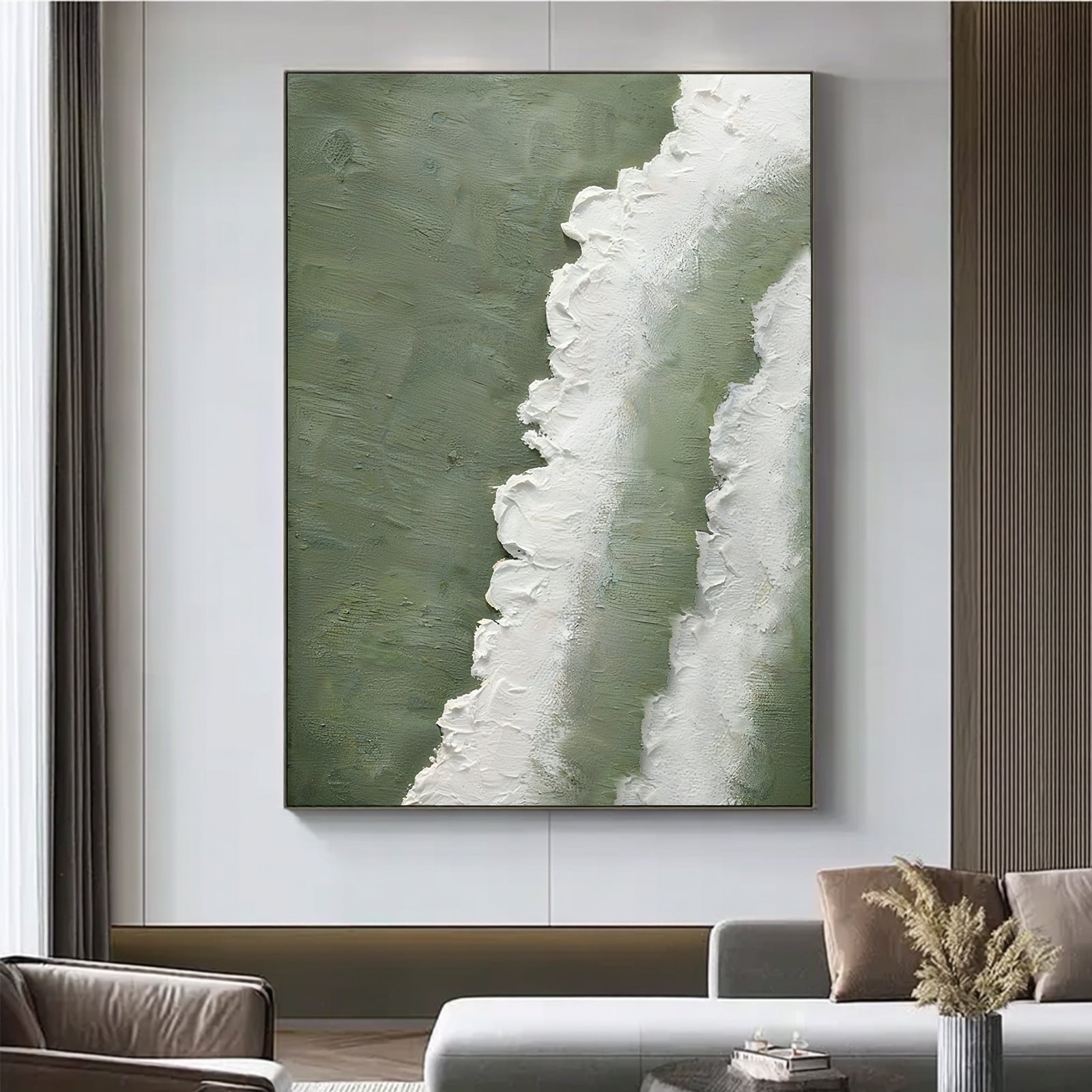 Textured Coastal Painting #SB1823