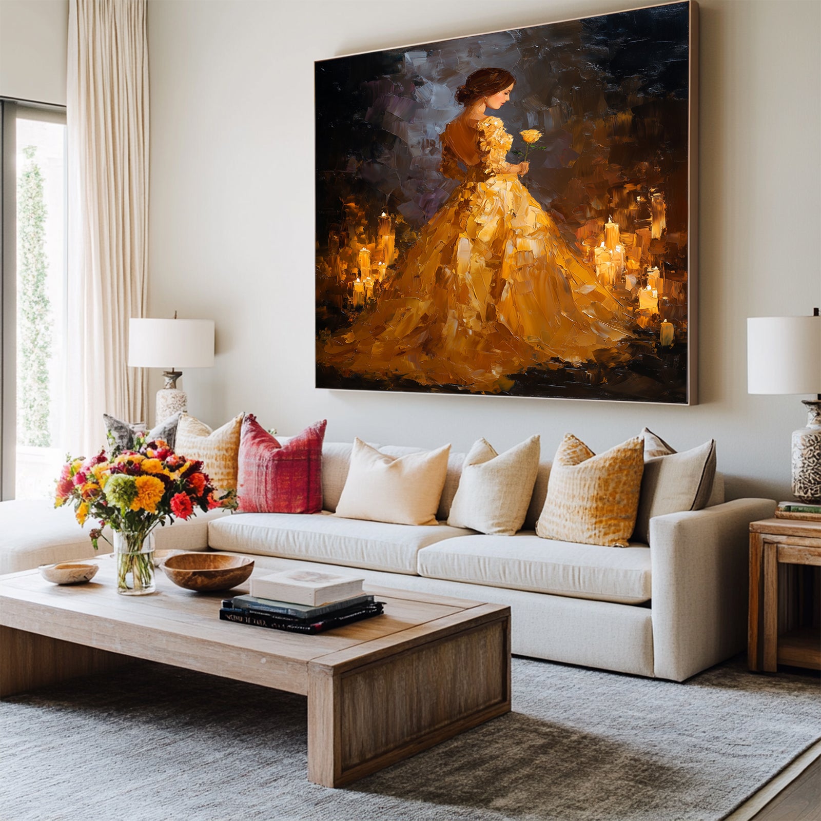 Impressionist-Warm-Tones-Painting-#IW549-02