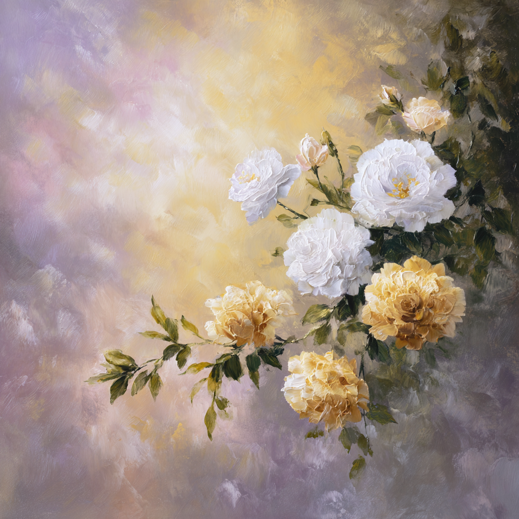 Impressionistic-Floral-Painting-#FL437-01