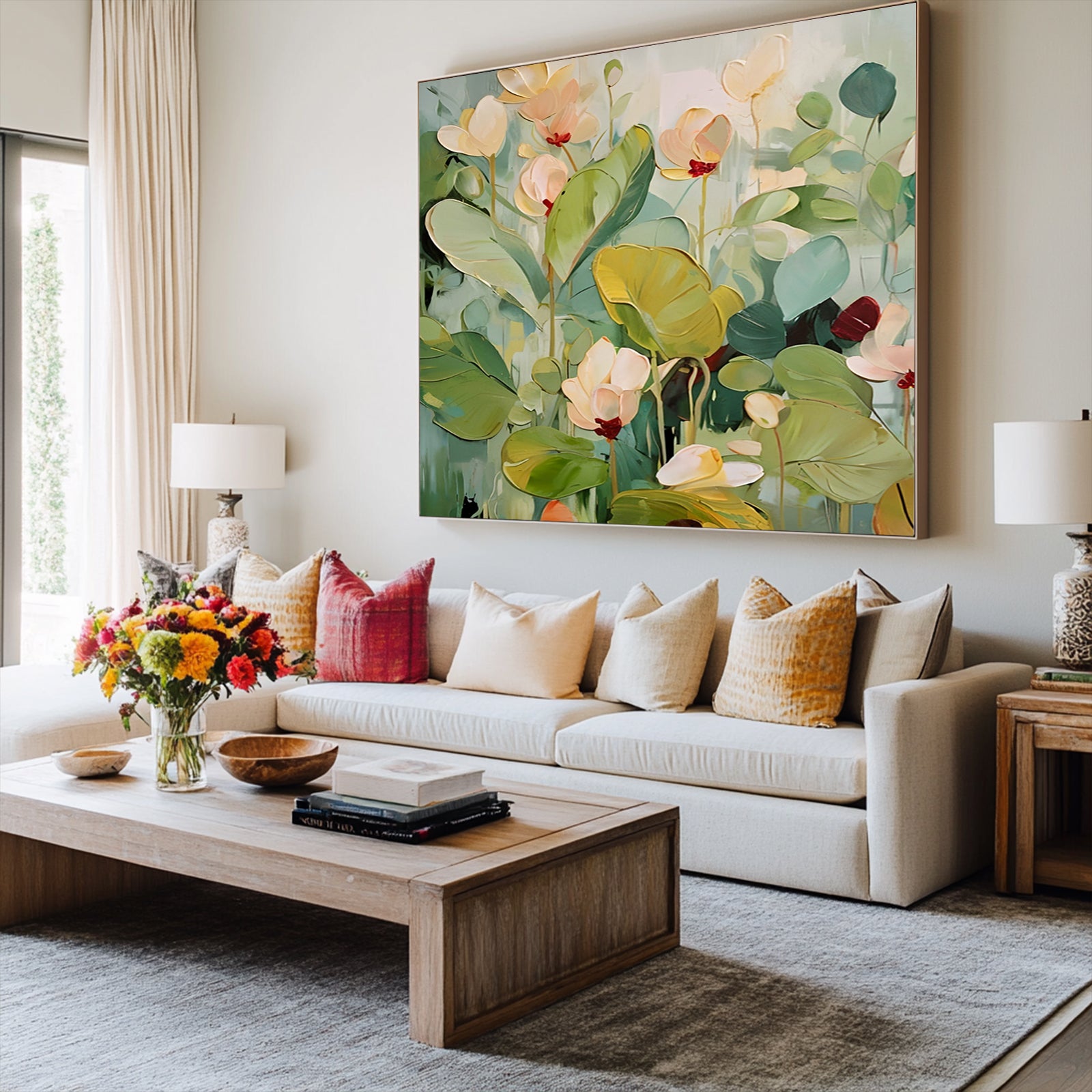 Impressionistic-Floral-Painting-#FL456-02