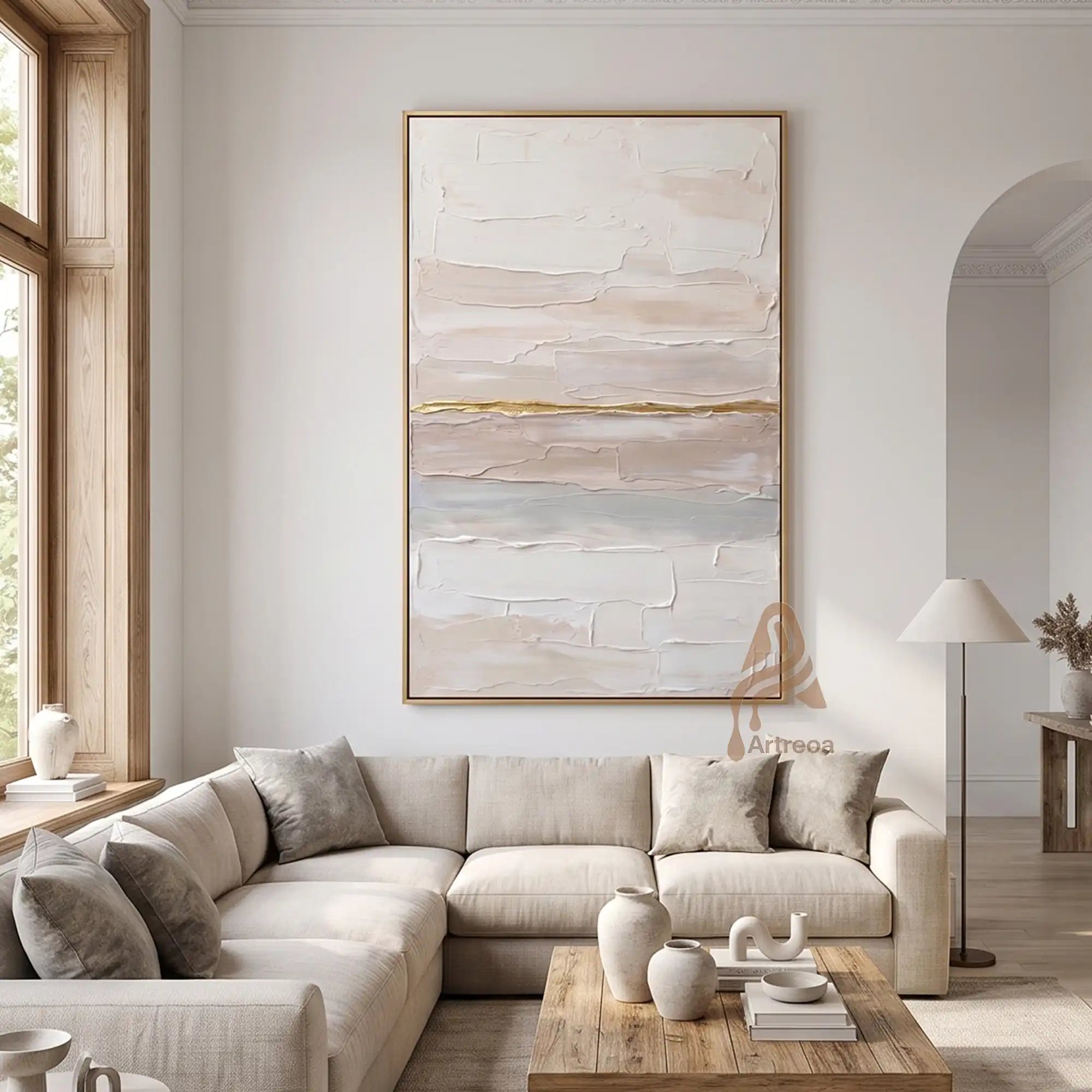Gilded Alabaster Horizon GH82