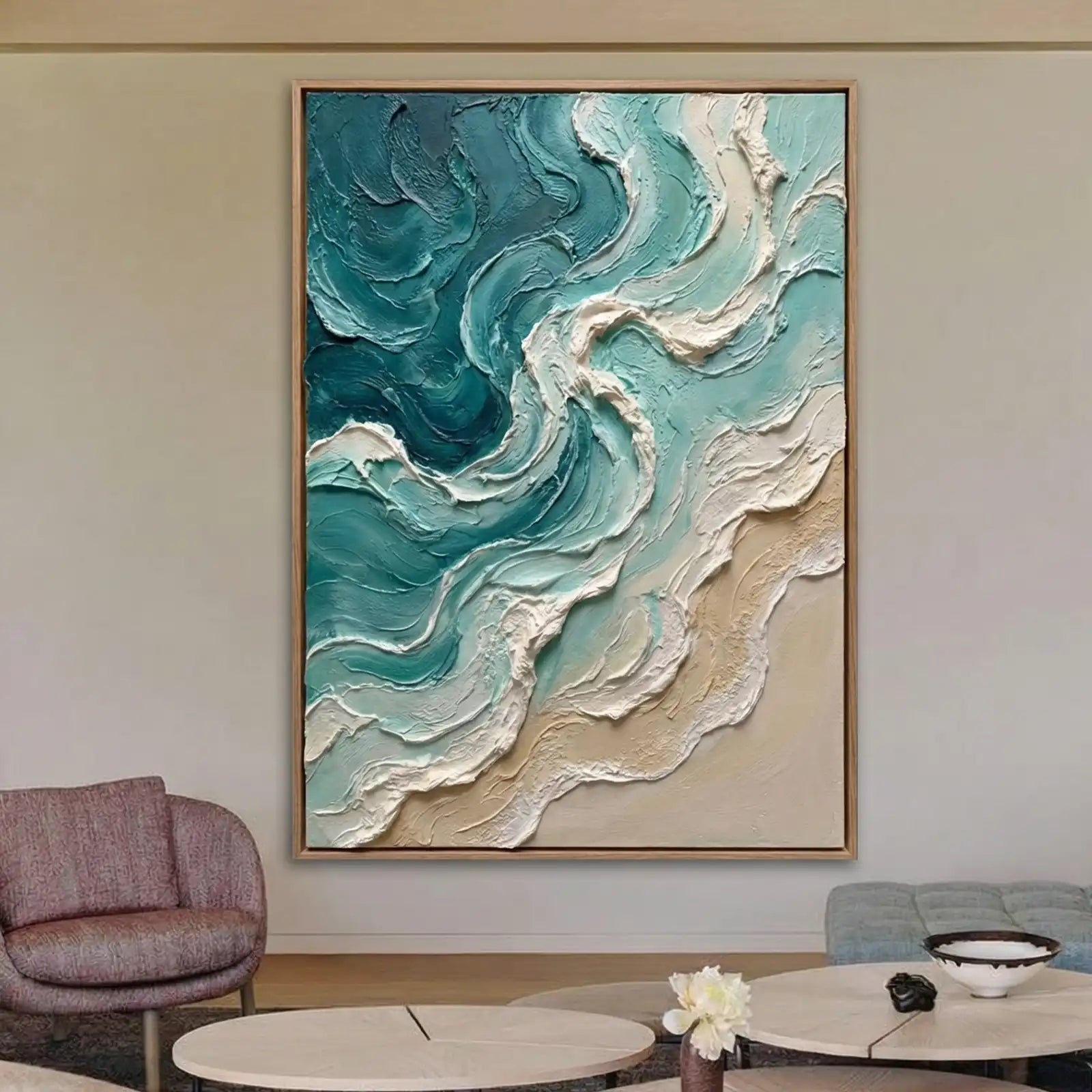 Teal Shoreline Relief TR114