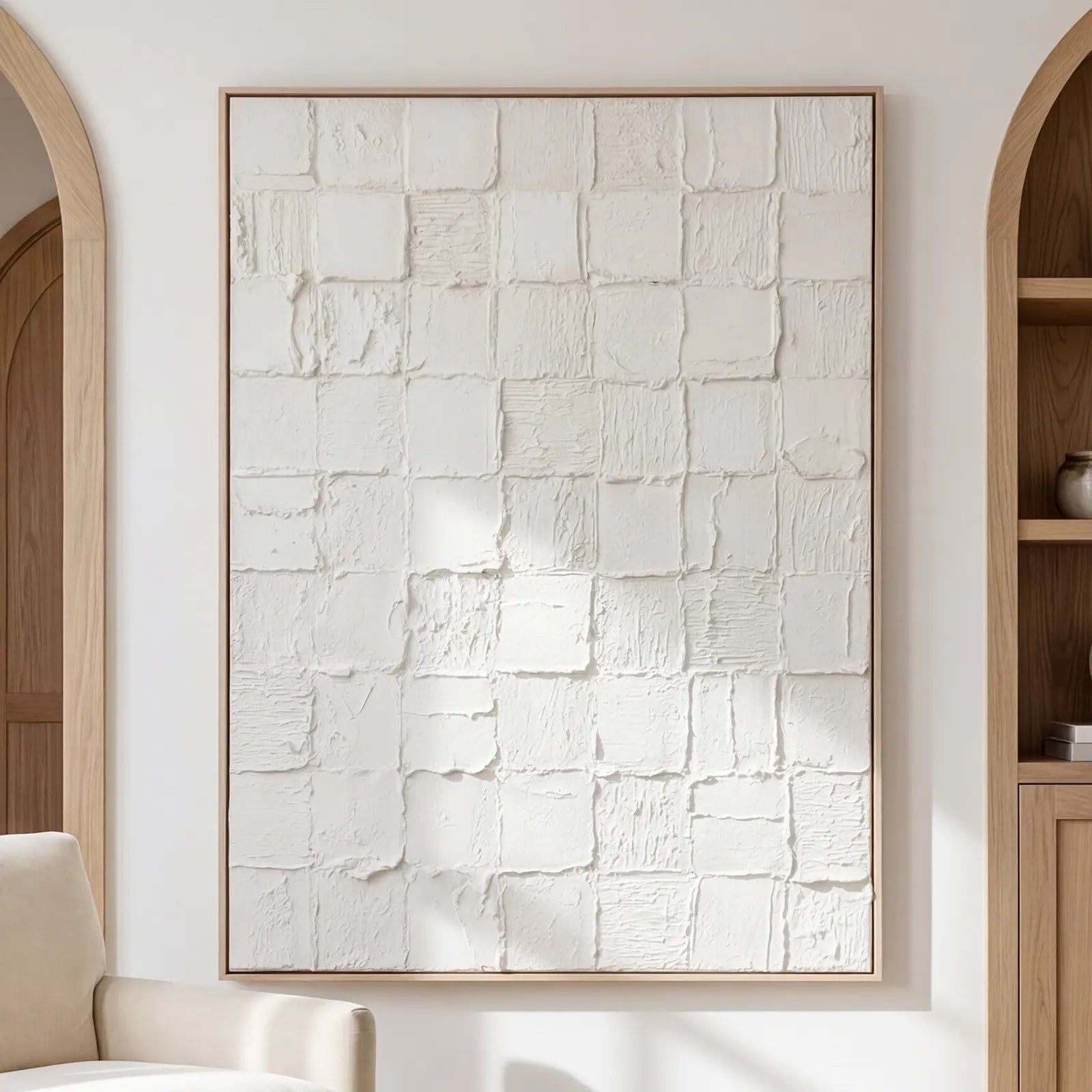 Alabaster Grid Relief AR104