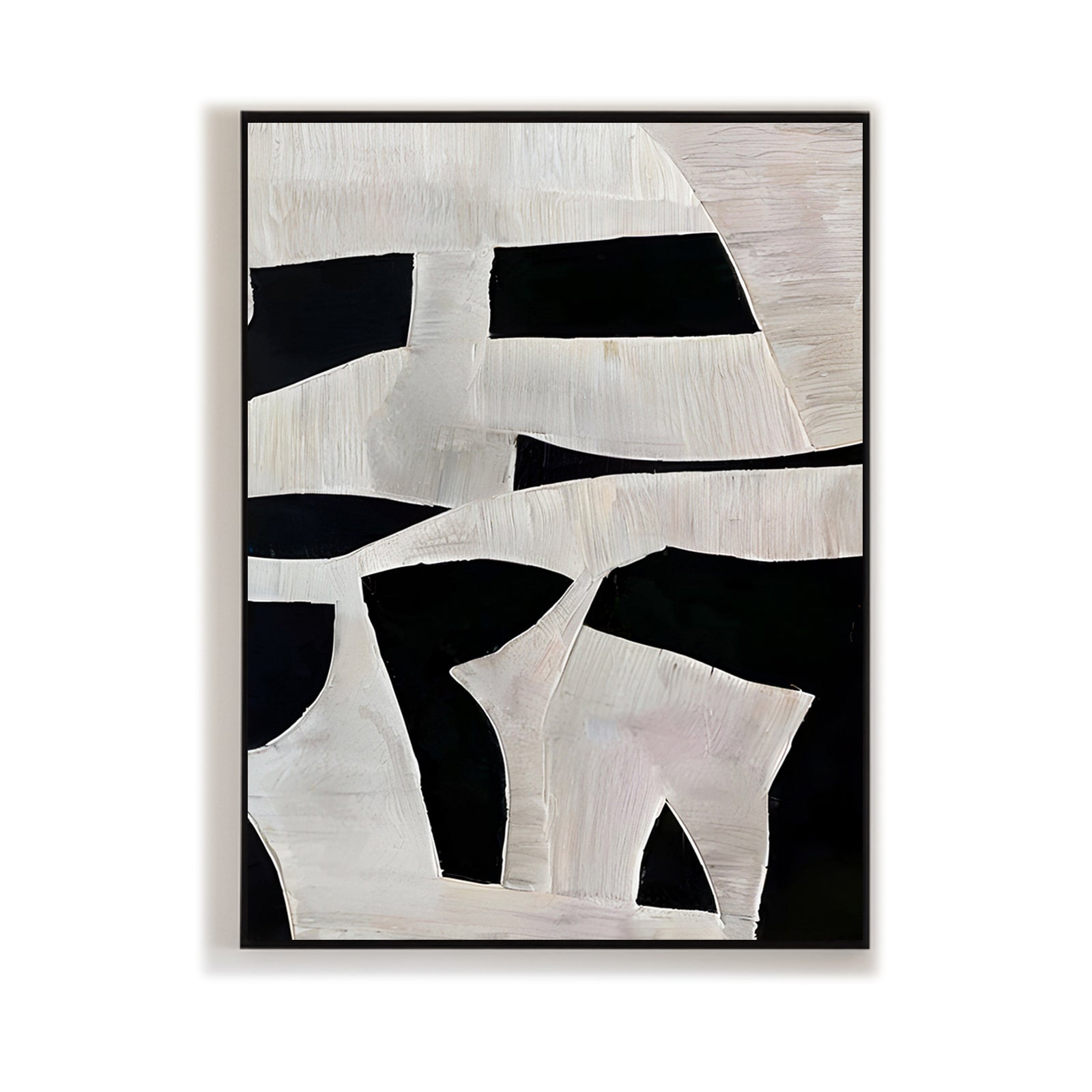 Minimalist-Black-&-White-Painting-#MBW295-01