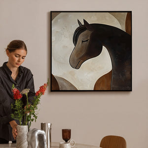 Minimalist-Horse-Painting-#MH728-02