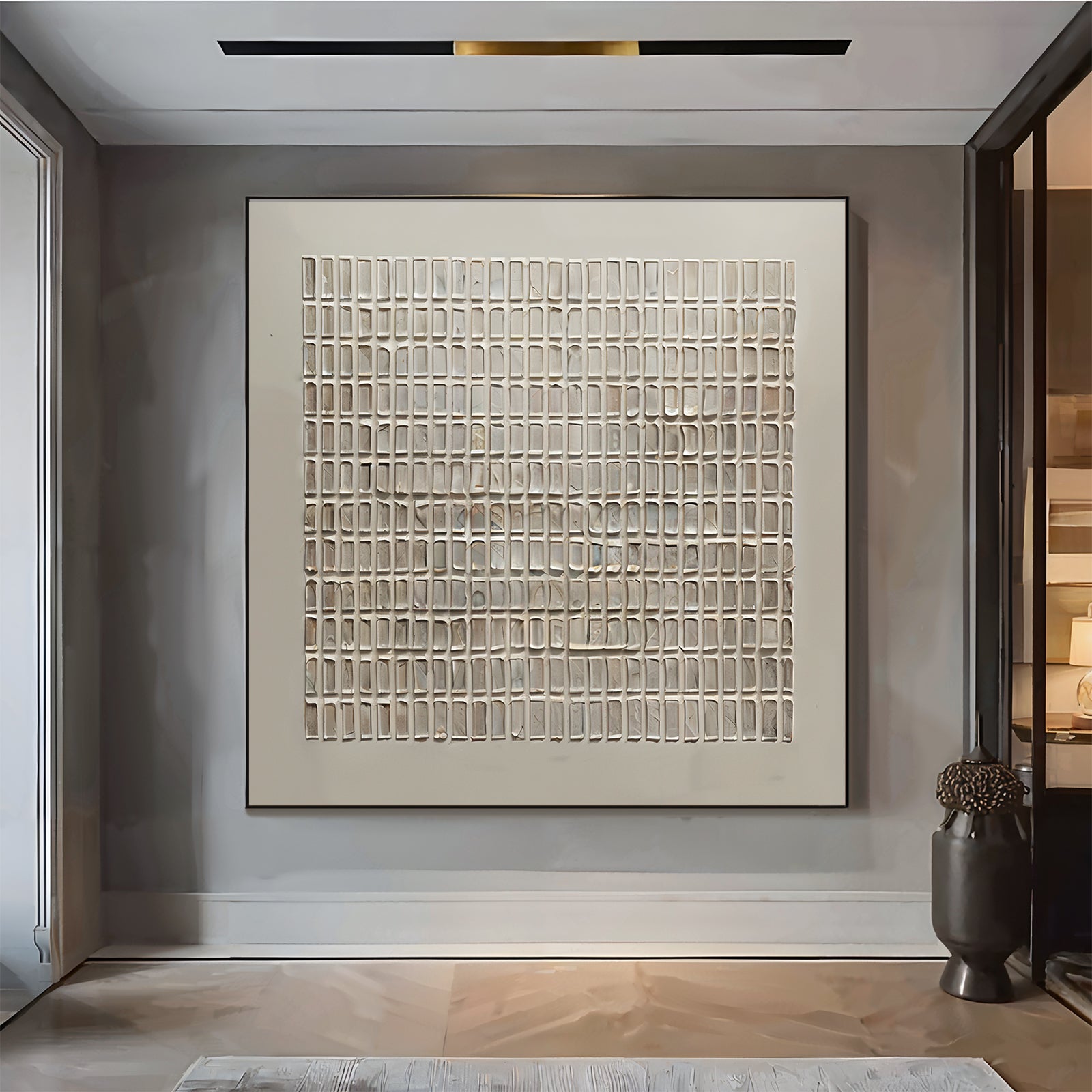 Neutral Minimalist Painting #NM472