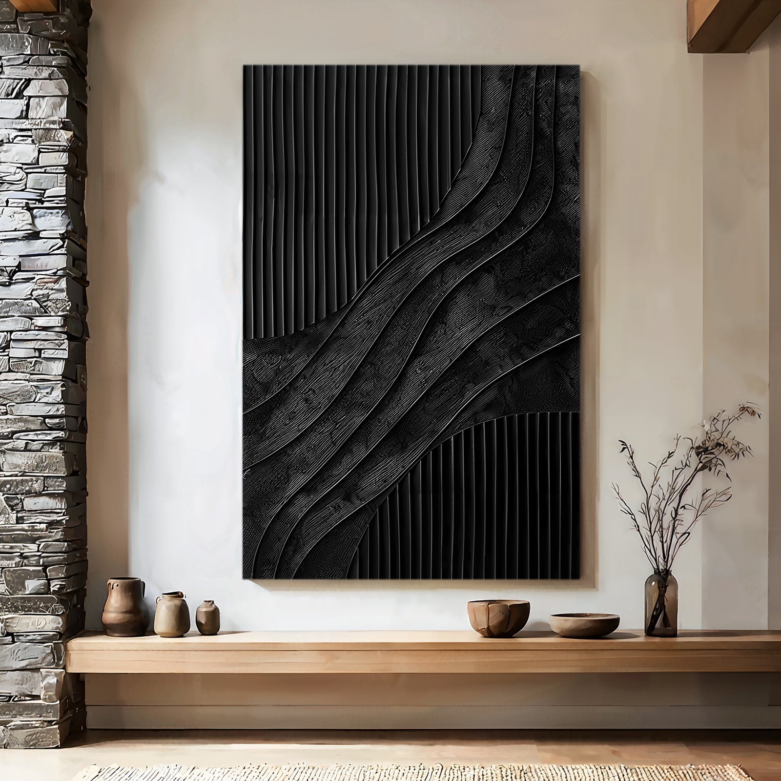 Minimalist Textured Painting #MT654