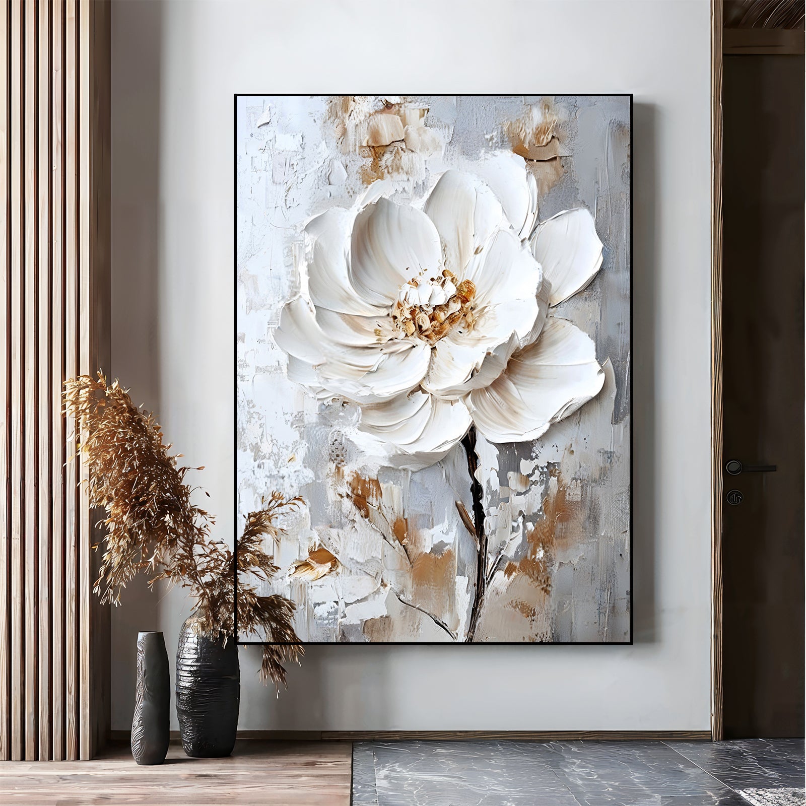 Textured Floral Painting #FP932