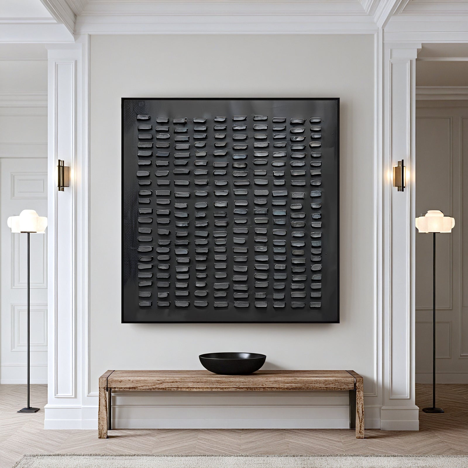 Monochrome Textured Painting #MT745