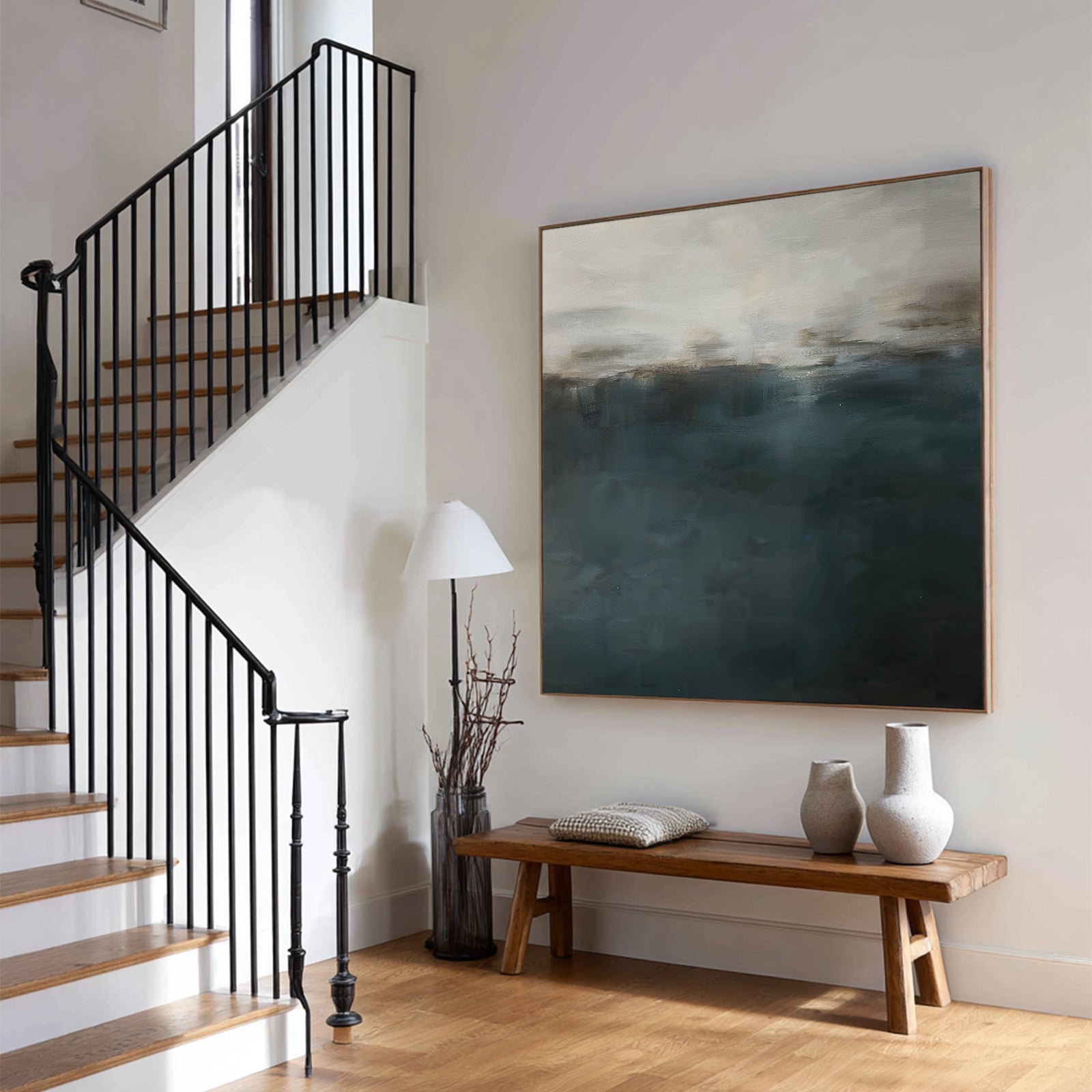 Serene Wabi-Sabi Painting #SW102