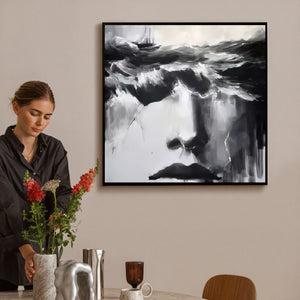 Surreal-Monochrome-Painting-#SM1023-03