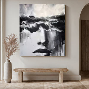 Surreal-Monochrome-Painting-#SM1023-04