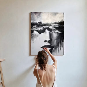 Surreal-Monochrome-Painting-#SM1023-06