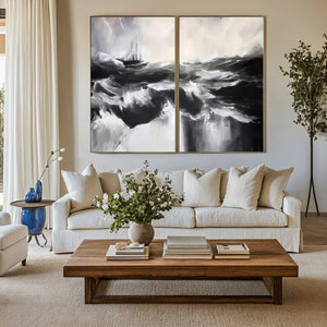 Surreal-Monochrome-Painting-#SM1023-07