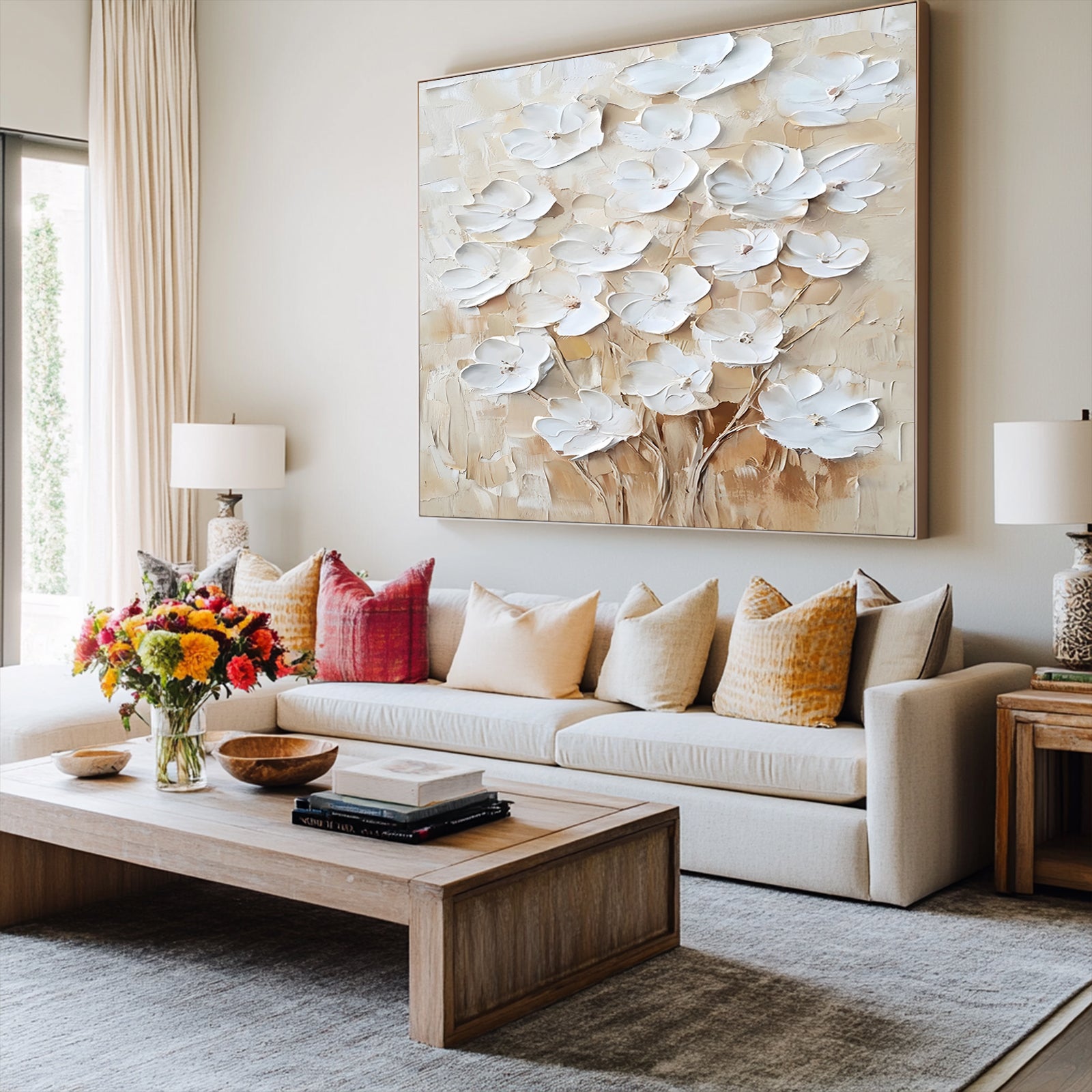 Textured-Floral-Painting-#TF123-02