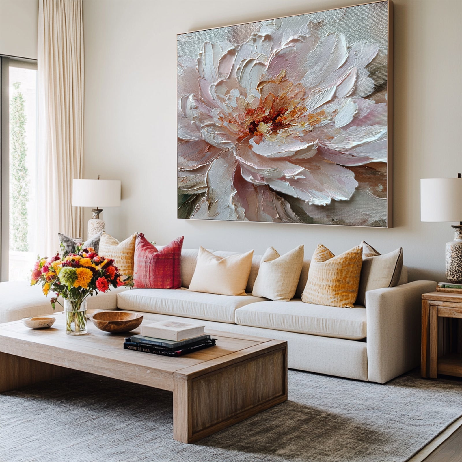 Textured-Floral-Painting-#TF1372-02