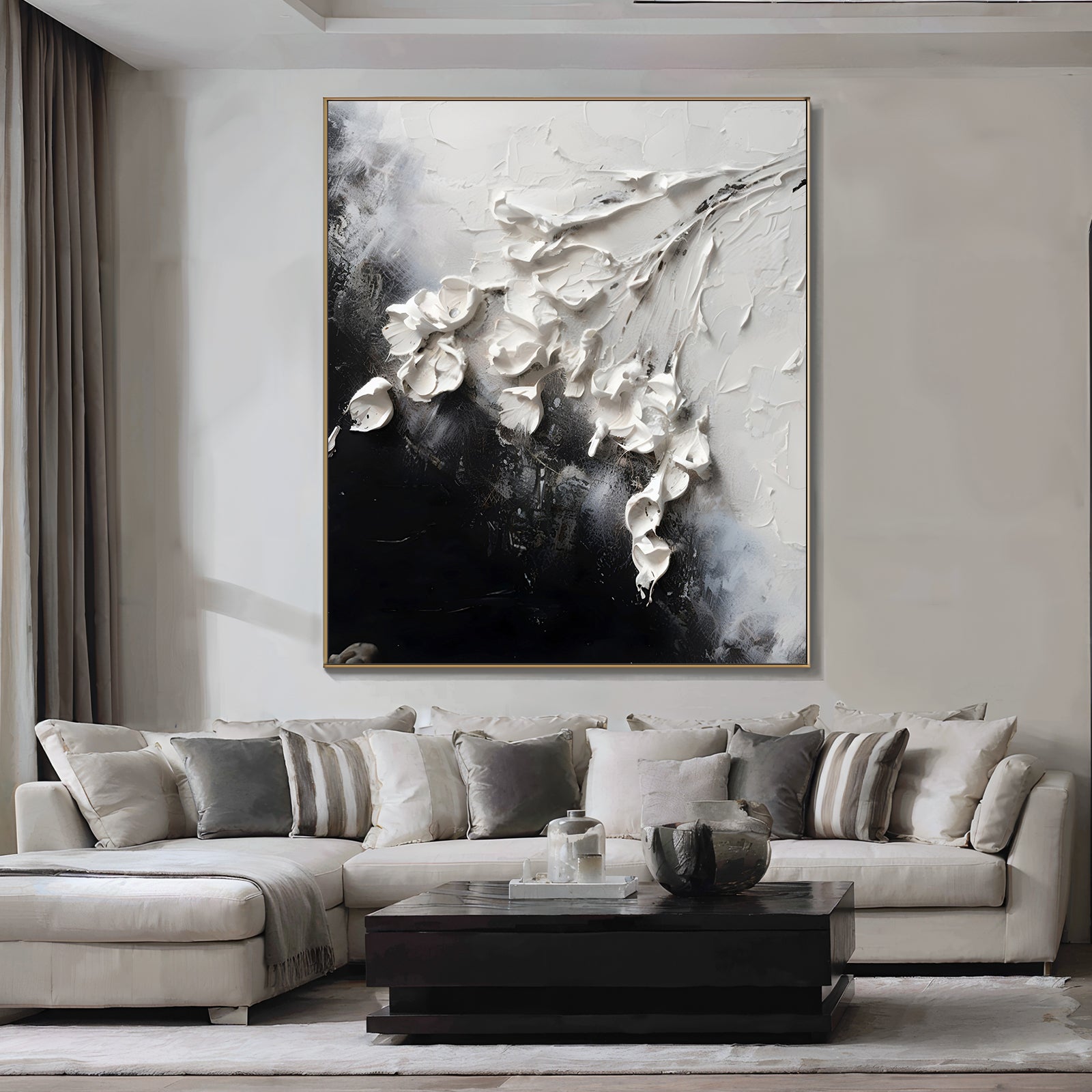 Textured Floral Painting #TF365