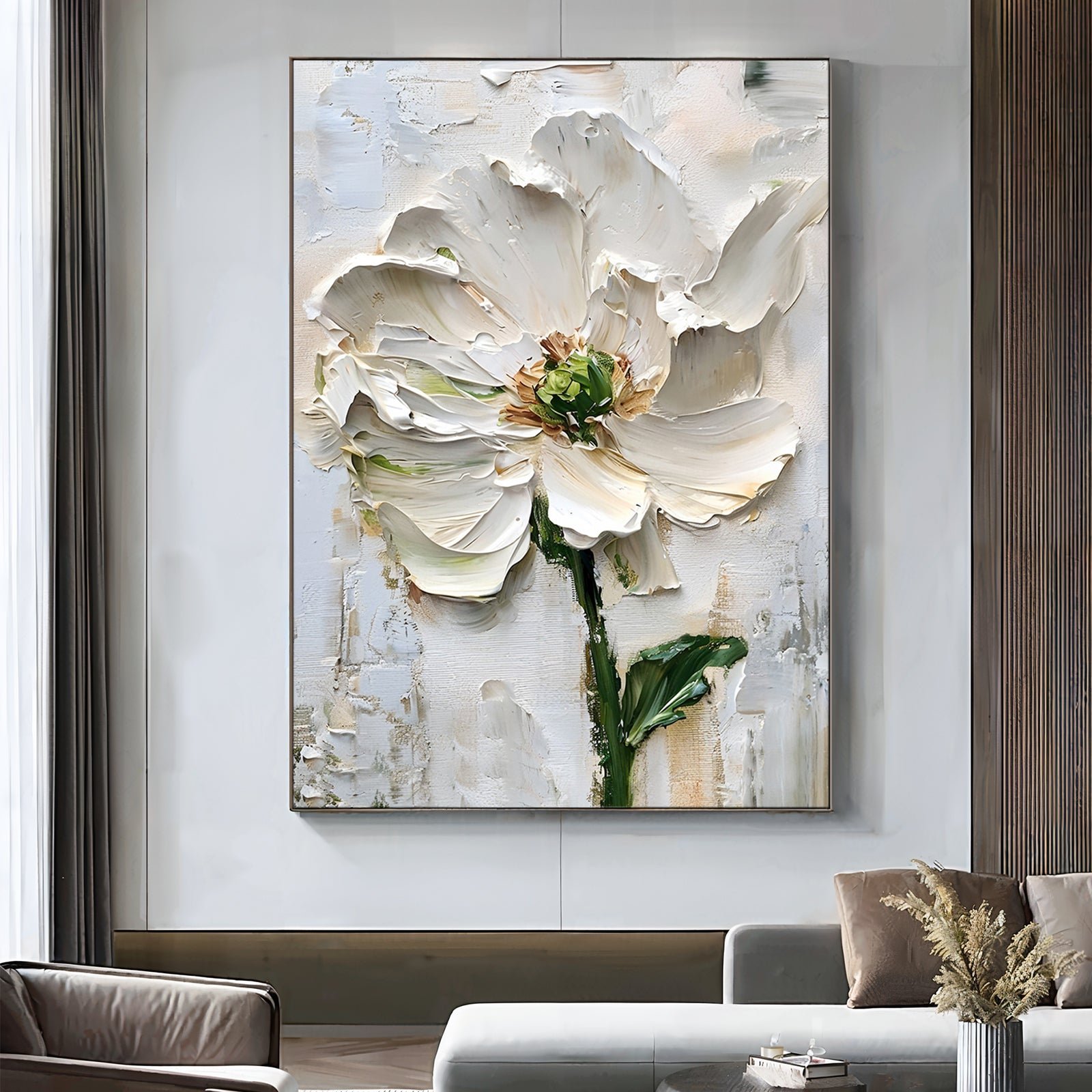 Textured Floral Painting #TF891