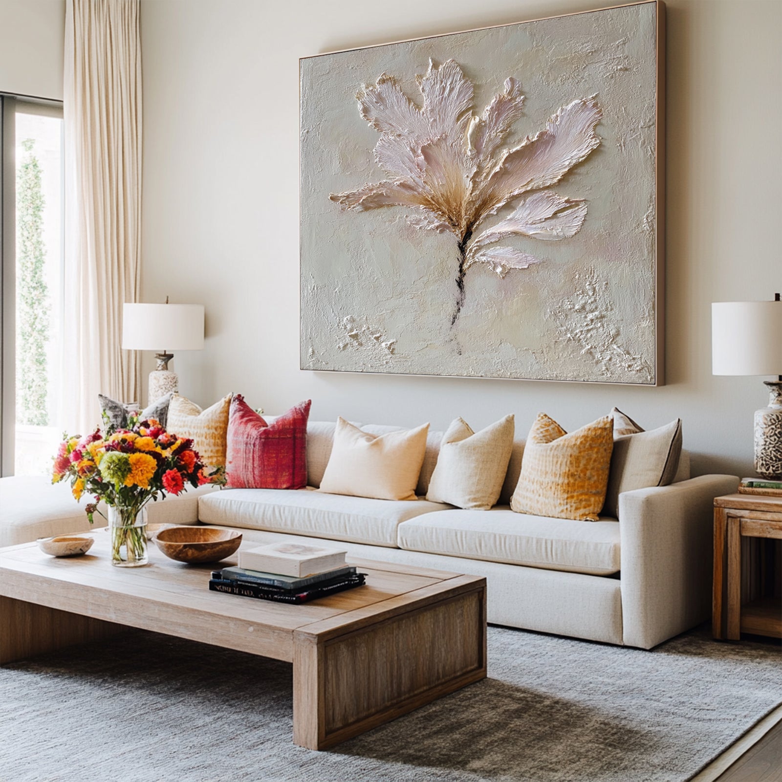 Textured-Floral-Painting-#TF932-02