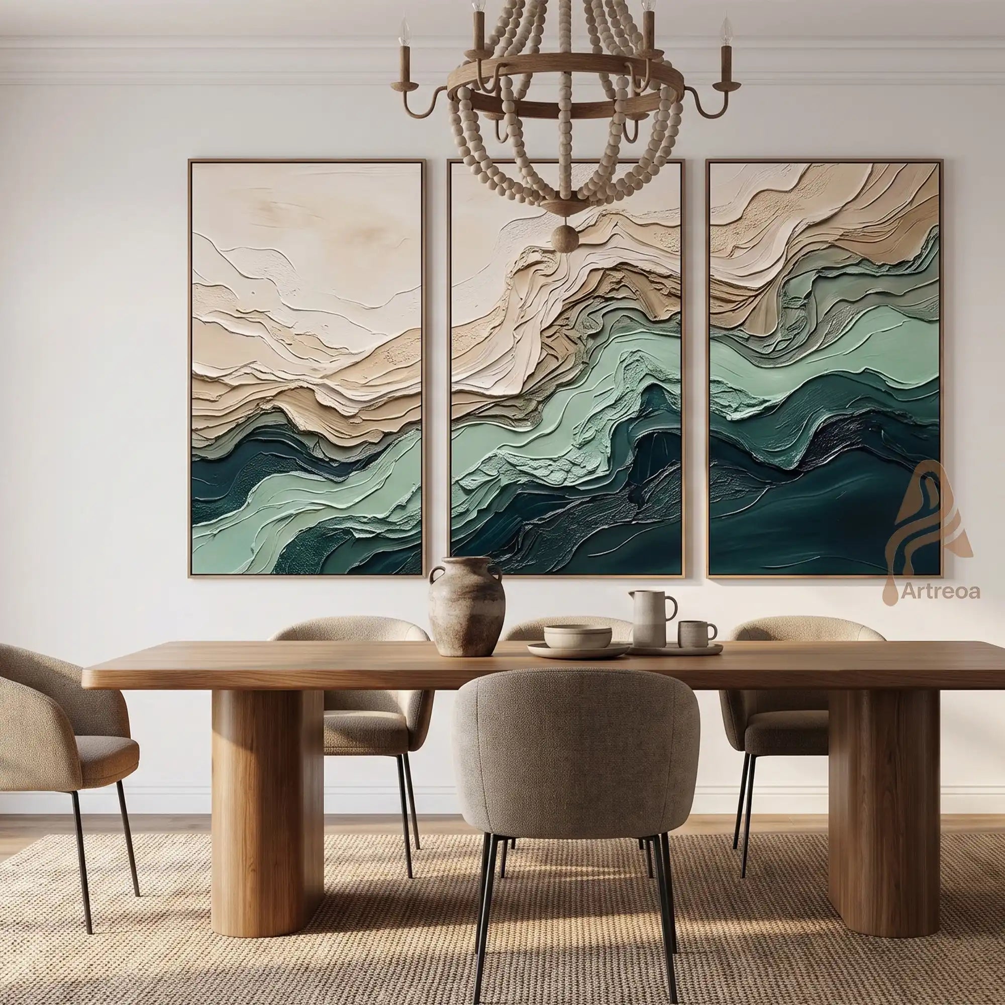 Verdant Tide Triptych VT46