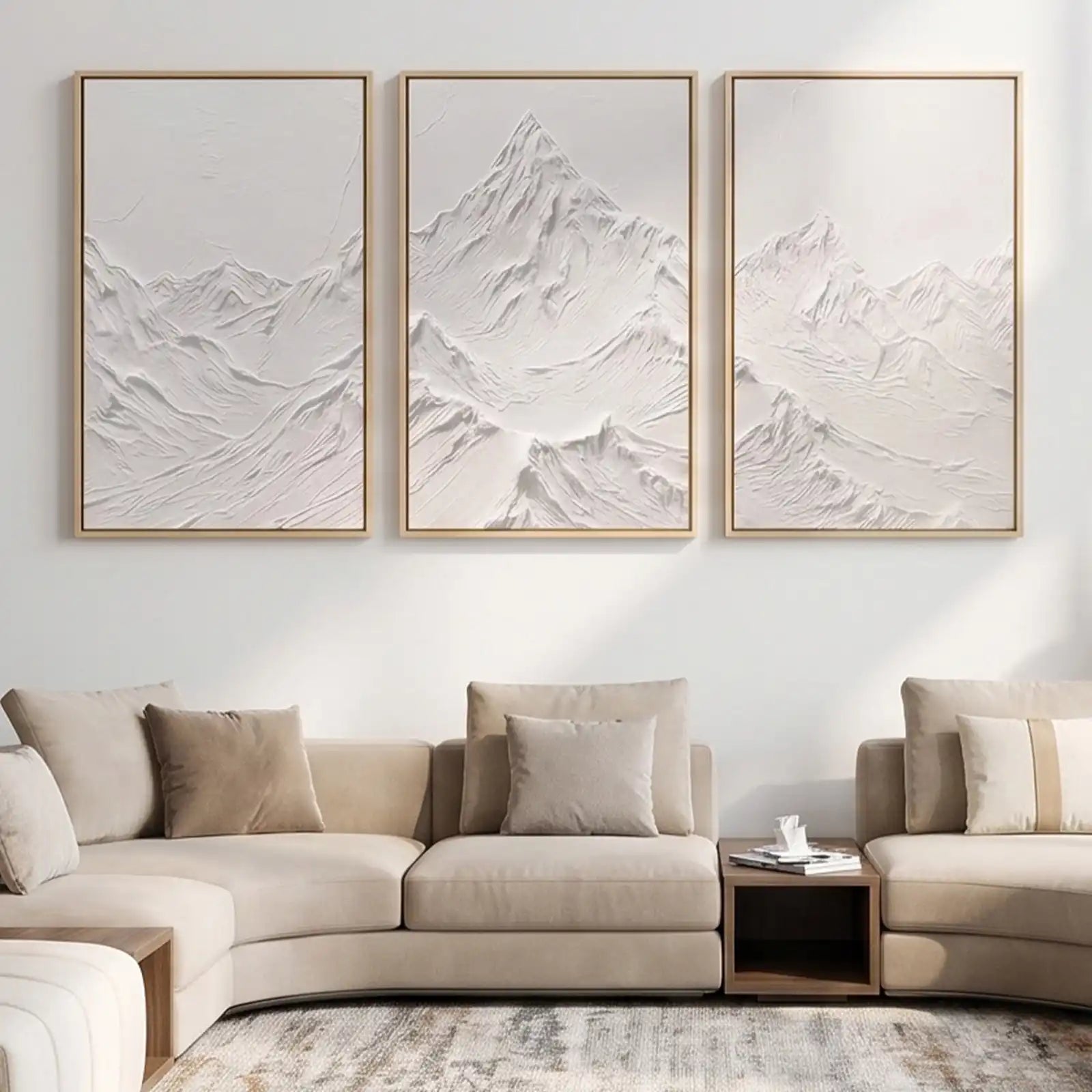 White Summit TriptychW T42
