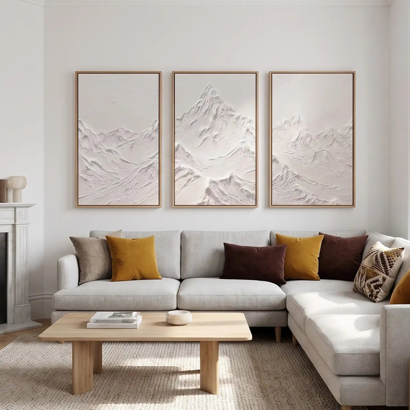 White Summit TriptychW T42