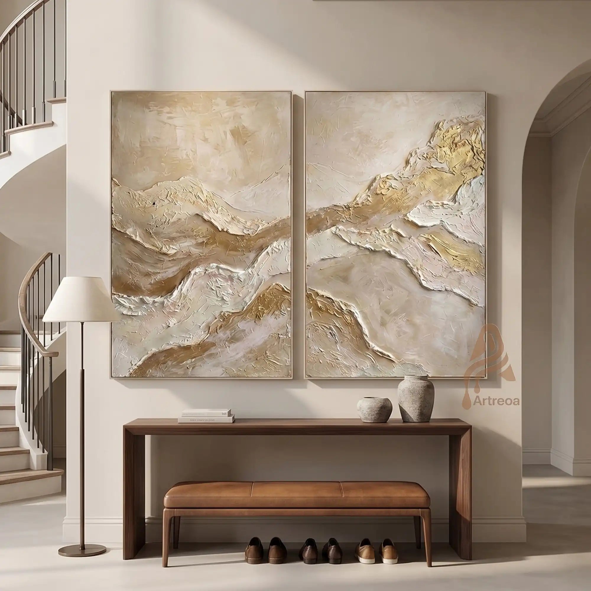 Gilded Ridge Diptych GD88