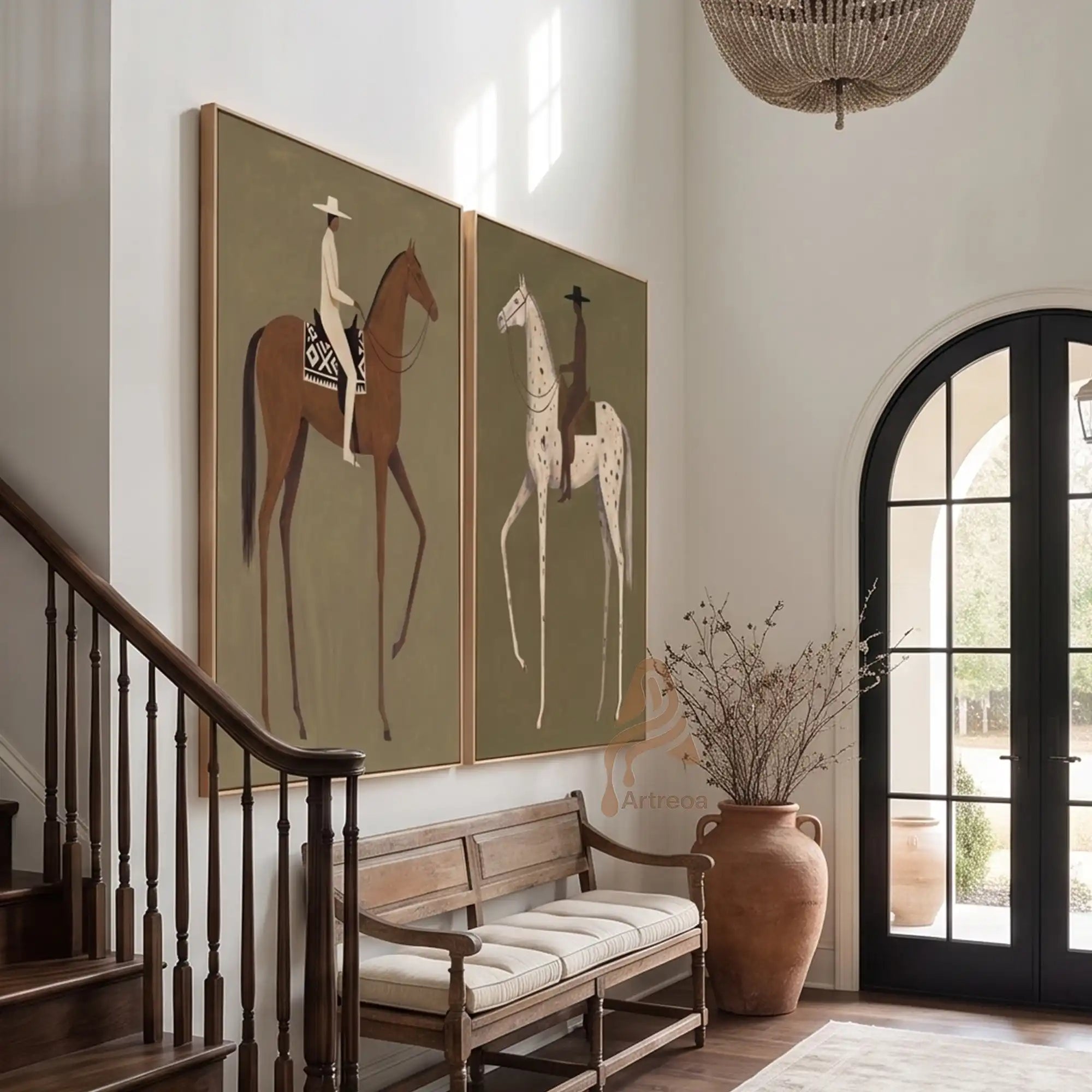 Equine Duality Diptych ED67