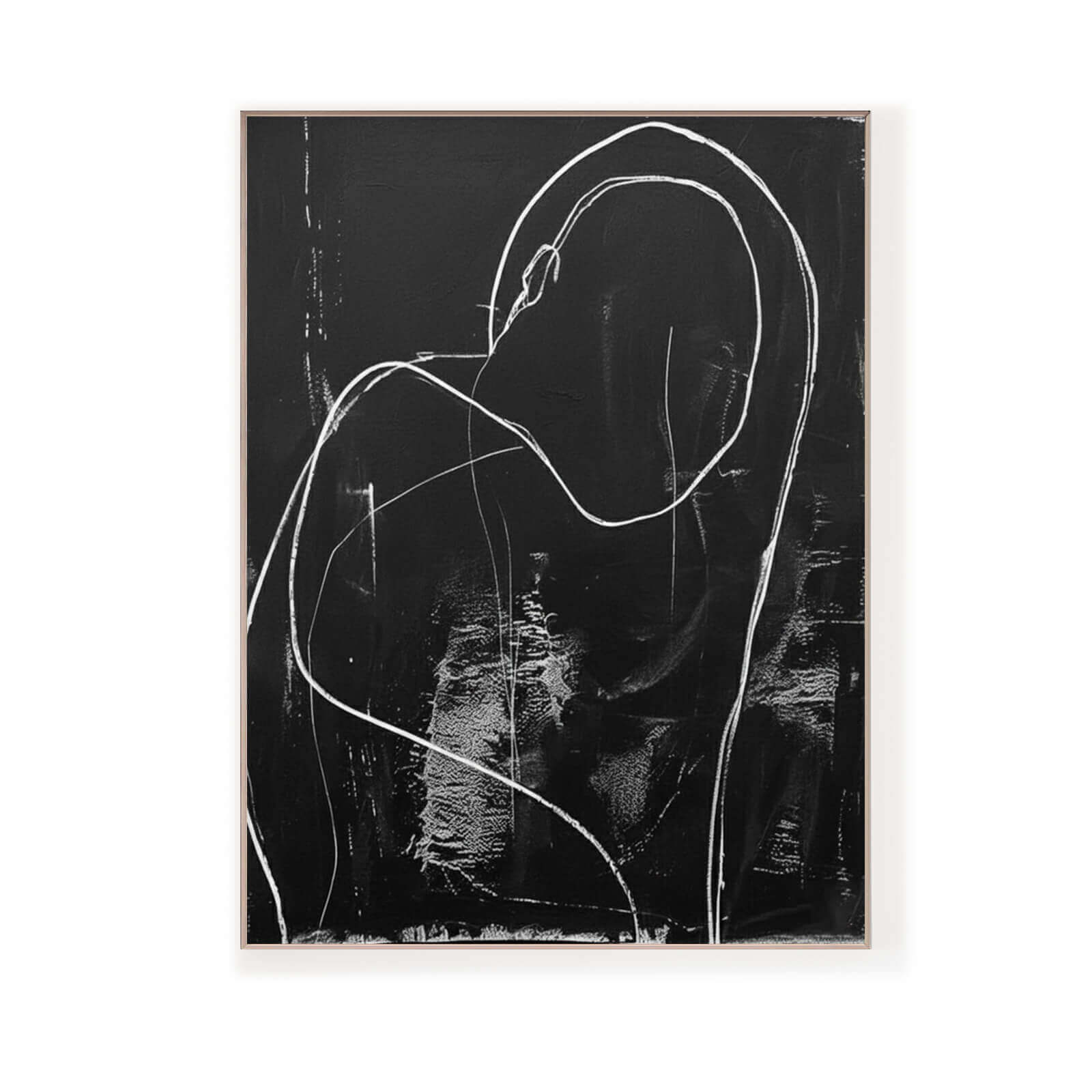 BLACK MINIMALIST ART #BM001