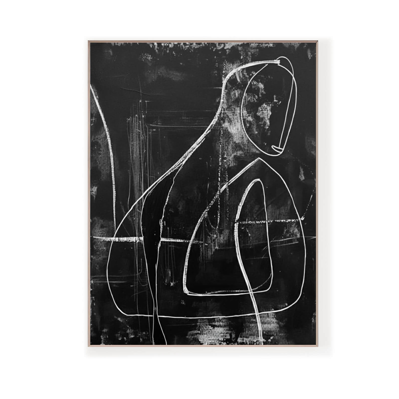 BLACK MINIMALIST ART #BM004