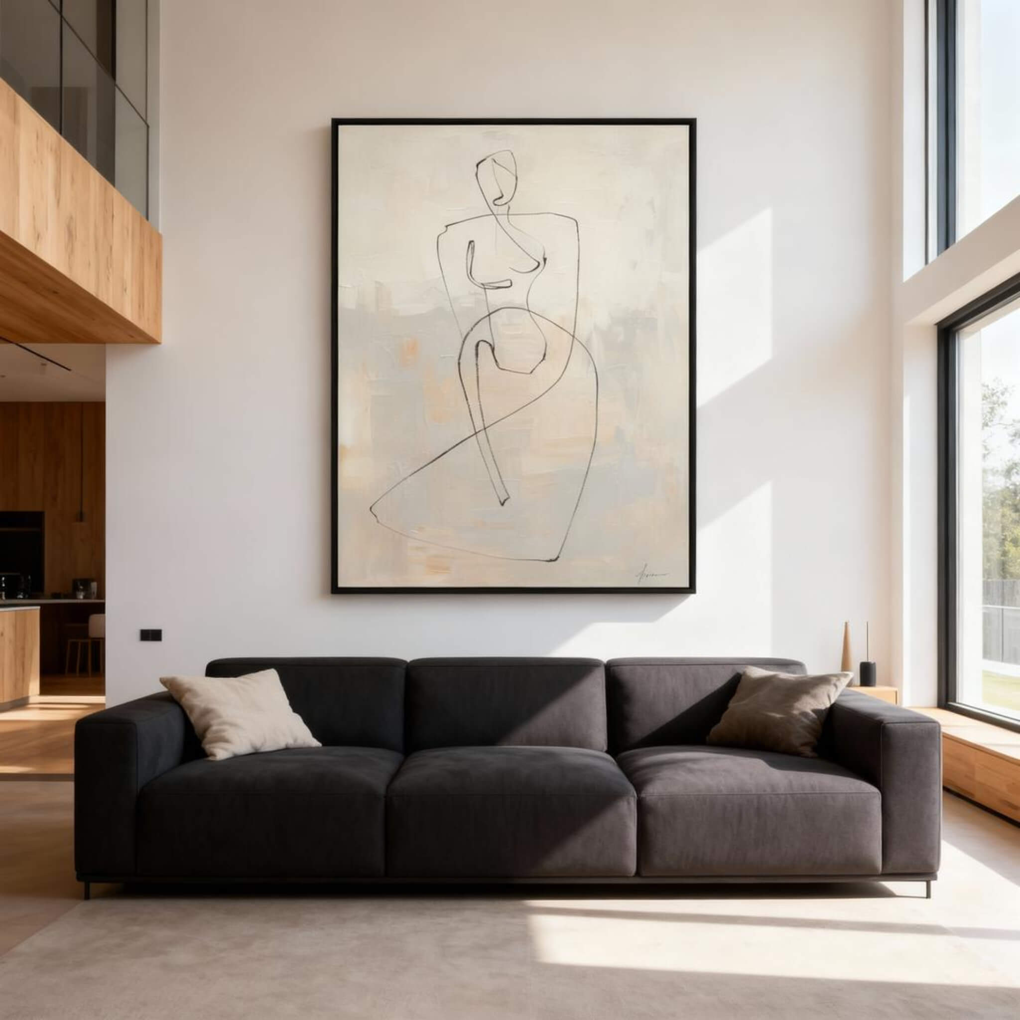 WHITE MINIMALIST ART #WM009