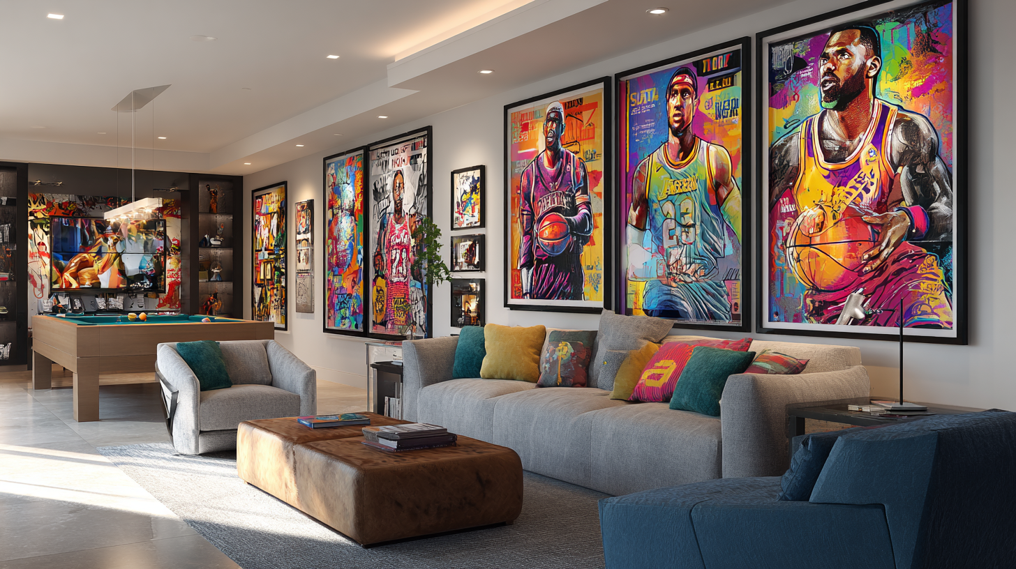 Revitalize Your Home Decor: Creative Sports Pop Art Ideas for Every Room