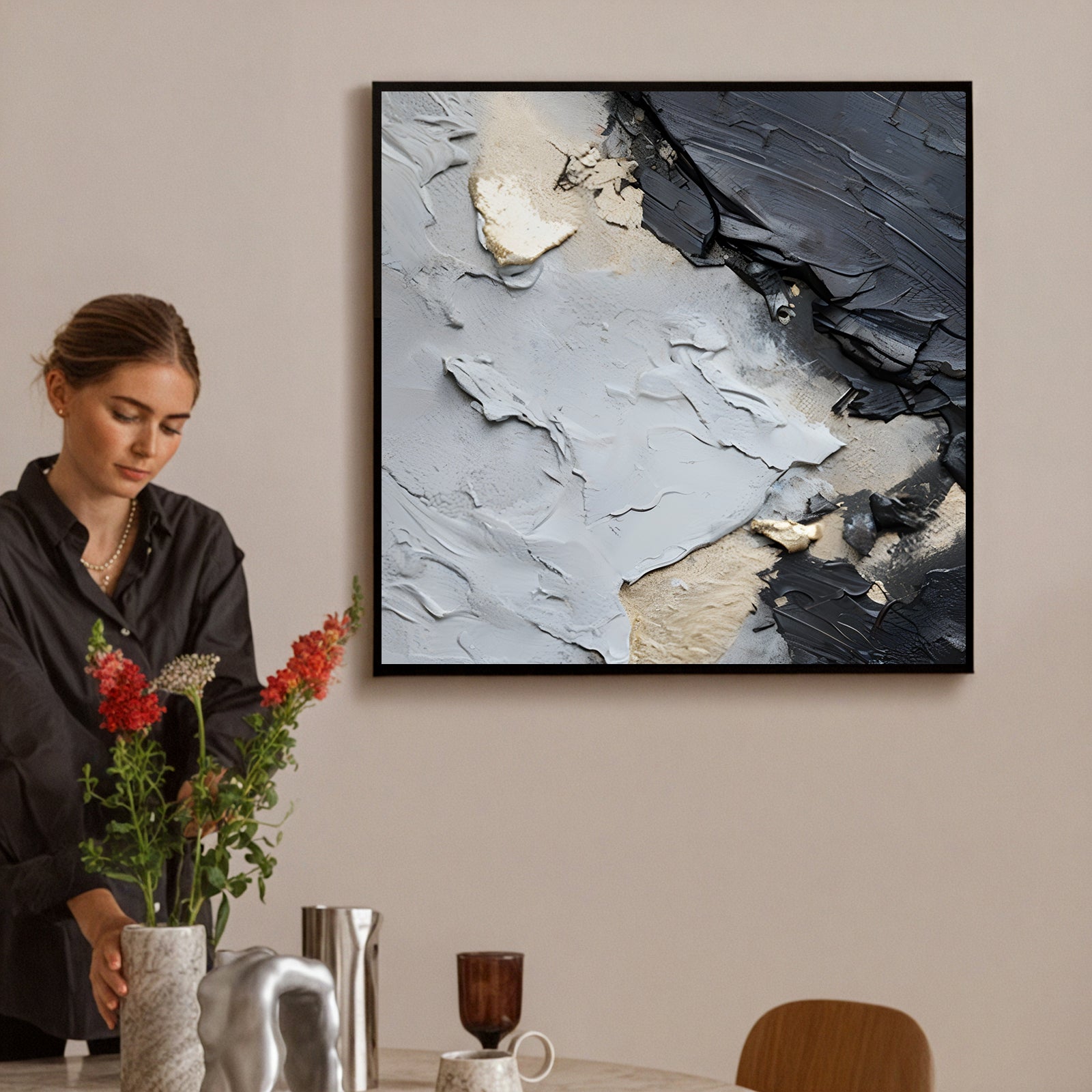 3D-Textured-Abstract-Painting-#AP1024-09