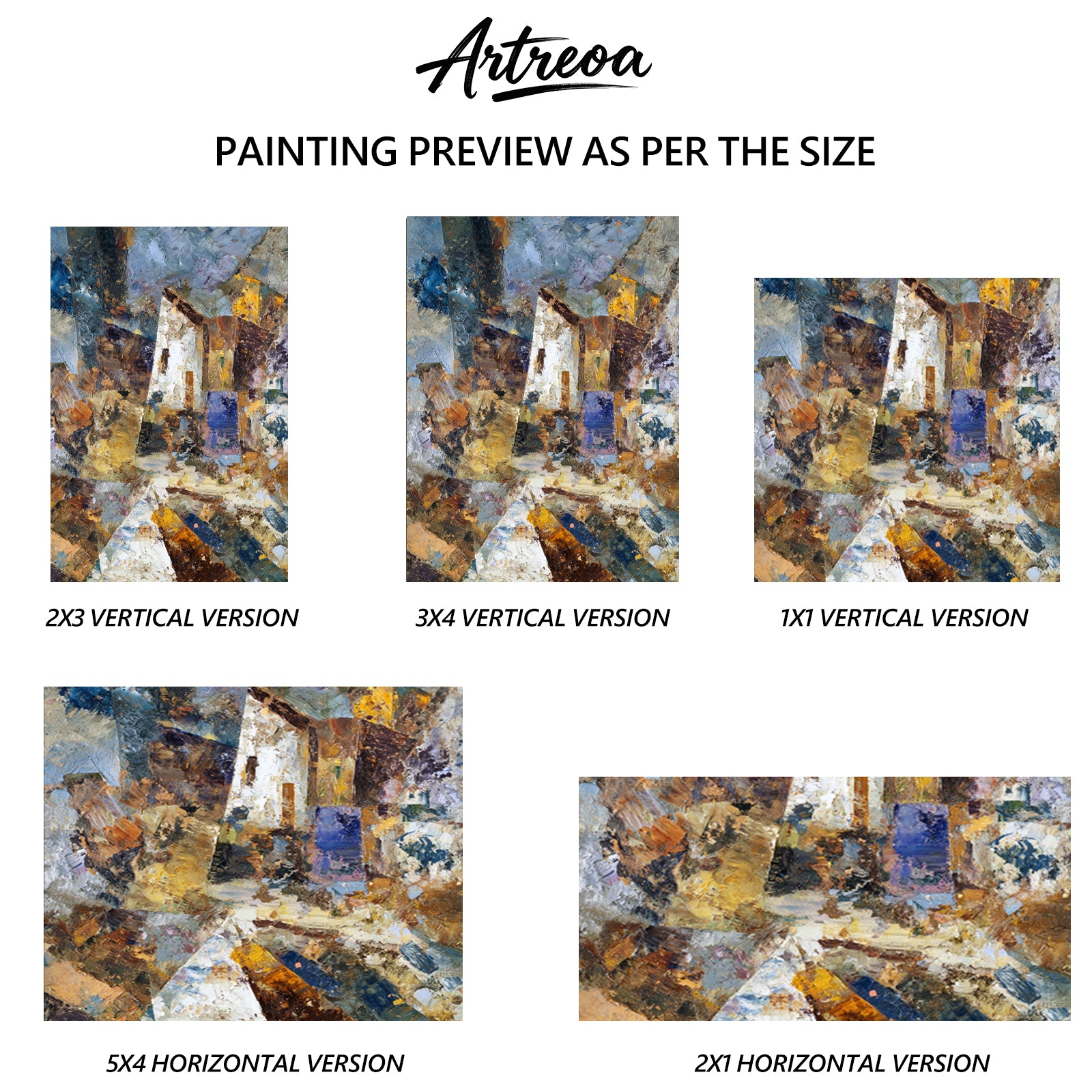 Abstract-Cubist-Painting-#AC123-10