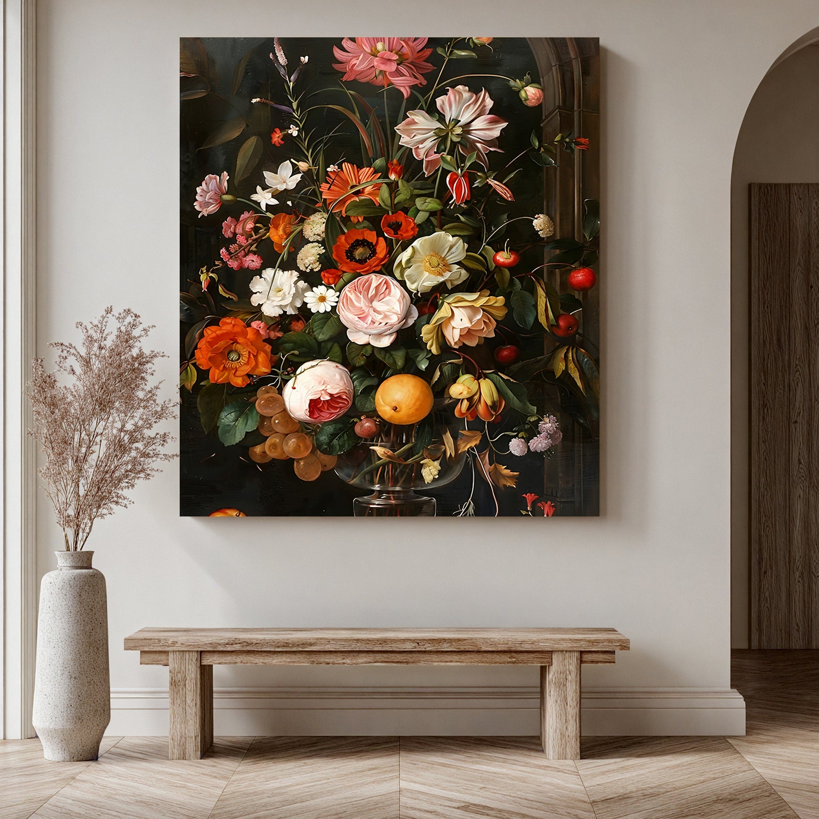 Baroque-Floral-Painting-#BP1024-04