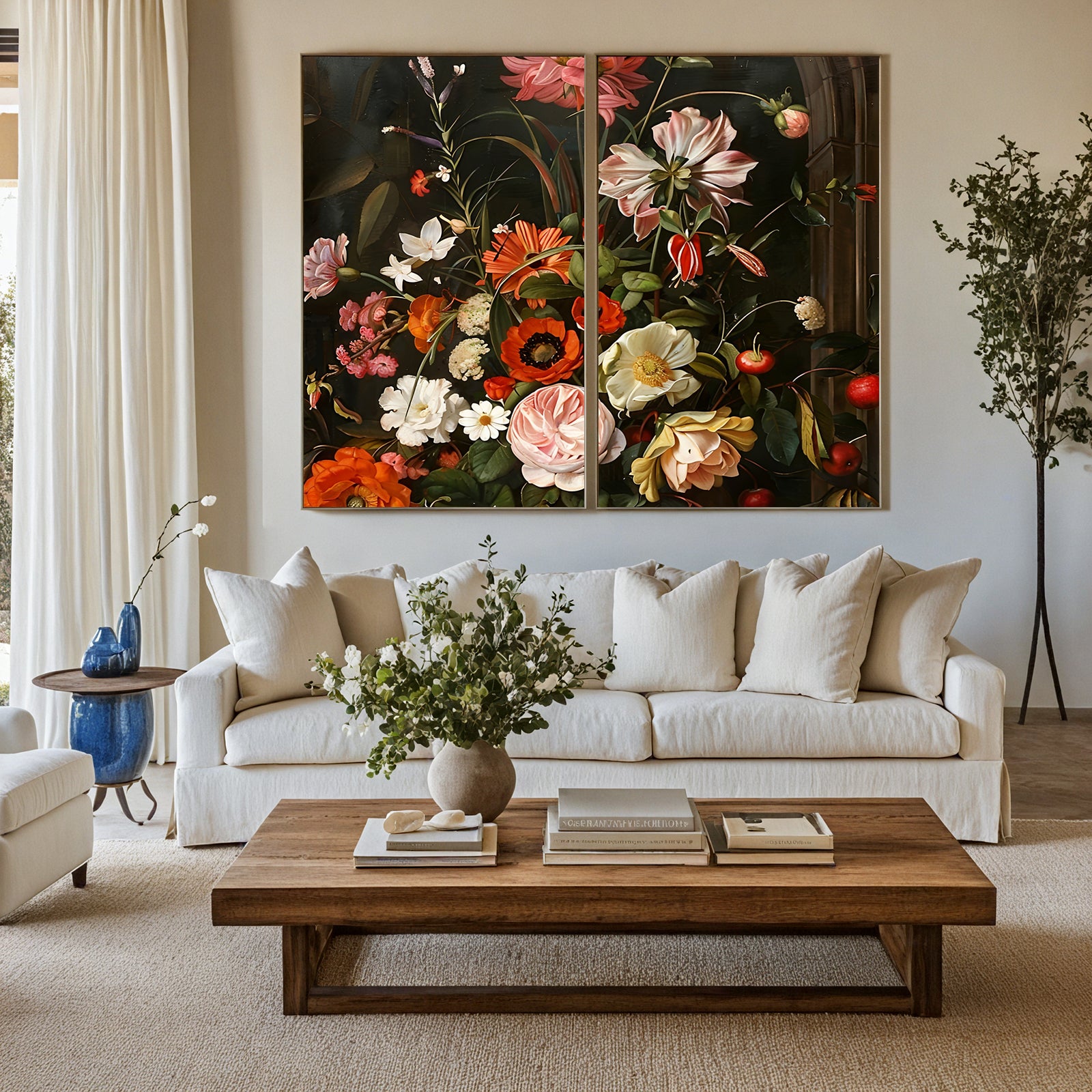 Baroque-Floral-Painting-#BP1024-07