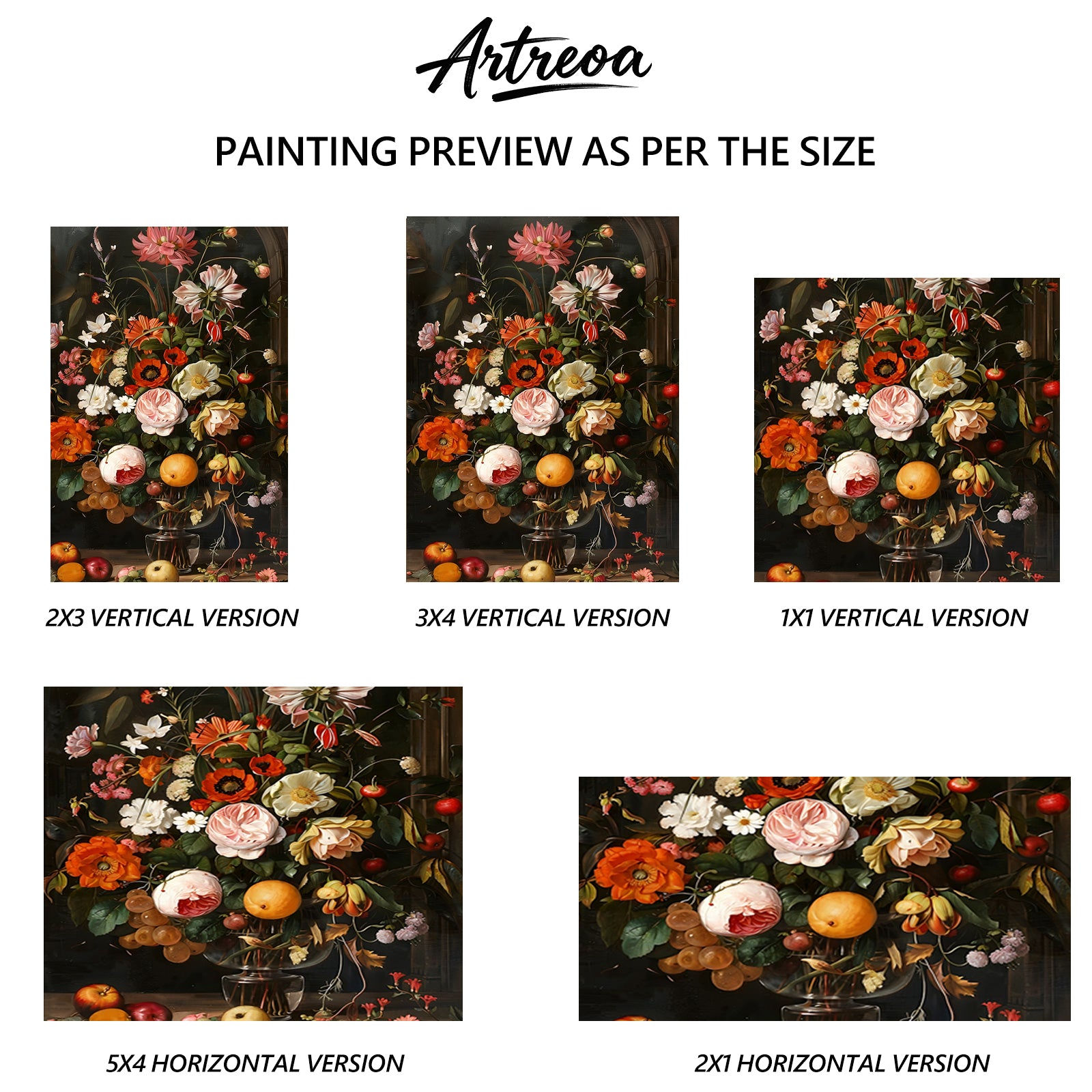 Baroque-Floral-Painting-#BP1024-11