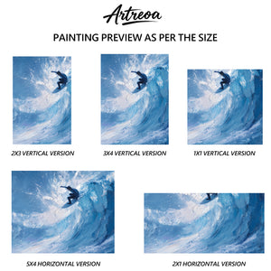 Dynamic-Impressionist-Surfing-Painting-#DIS927-11
