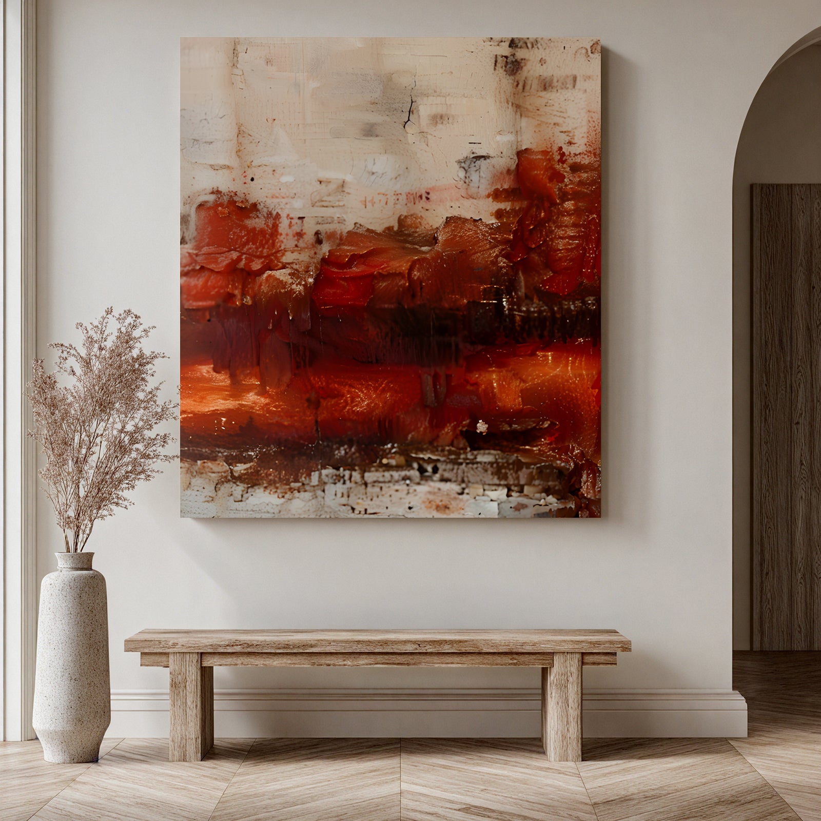Earthy-Abstract-Expressionist-Painting-#AE1942-03