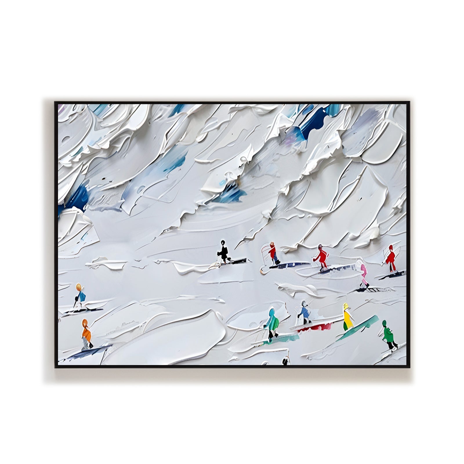 Impasto-Skiing-Landscape-Painting-#ISK3741-01