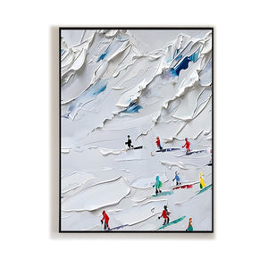 Impasto-Skiing-Landscape-Painting-#ISK3741-07