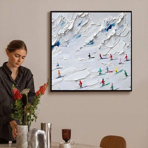 Impasto-Skiing-Landscape-Painting-#ISK3741-11