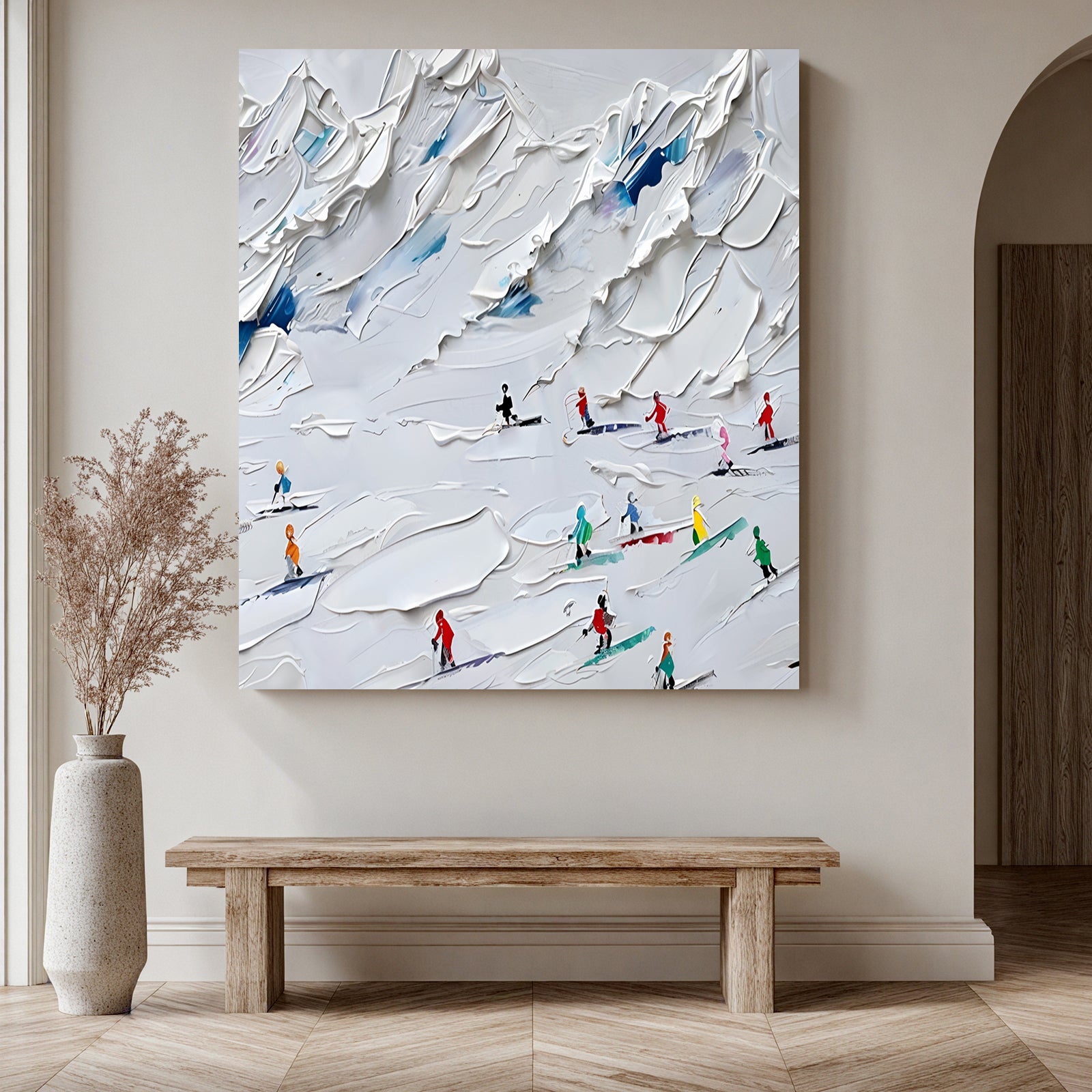 Impasto-Skiing-Landscape-Painting-#ISK3741-12